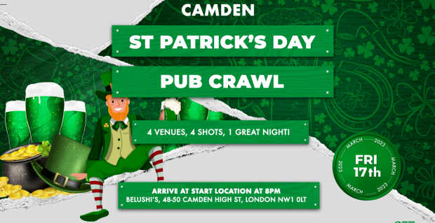 restaurant pub bar st patricks day pub crawl t shirt promotion