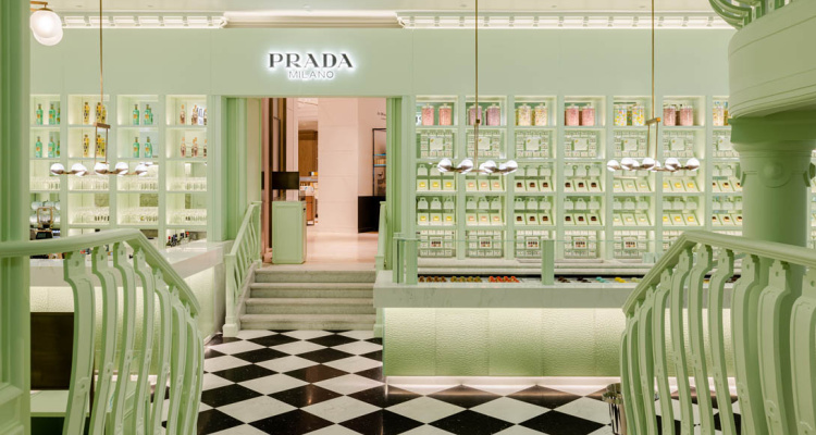 Prada Caffé Harrods London | DesignMyNight