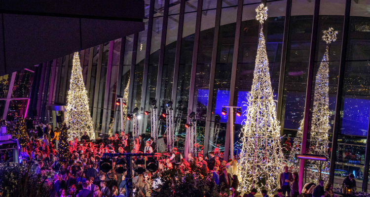 Sky Garden London Festive Christmas Event 