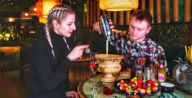 Couples Cocktail Making