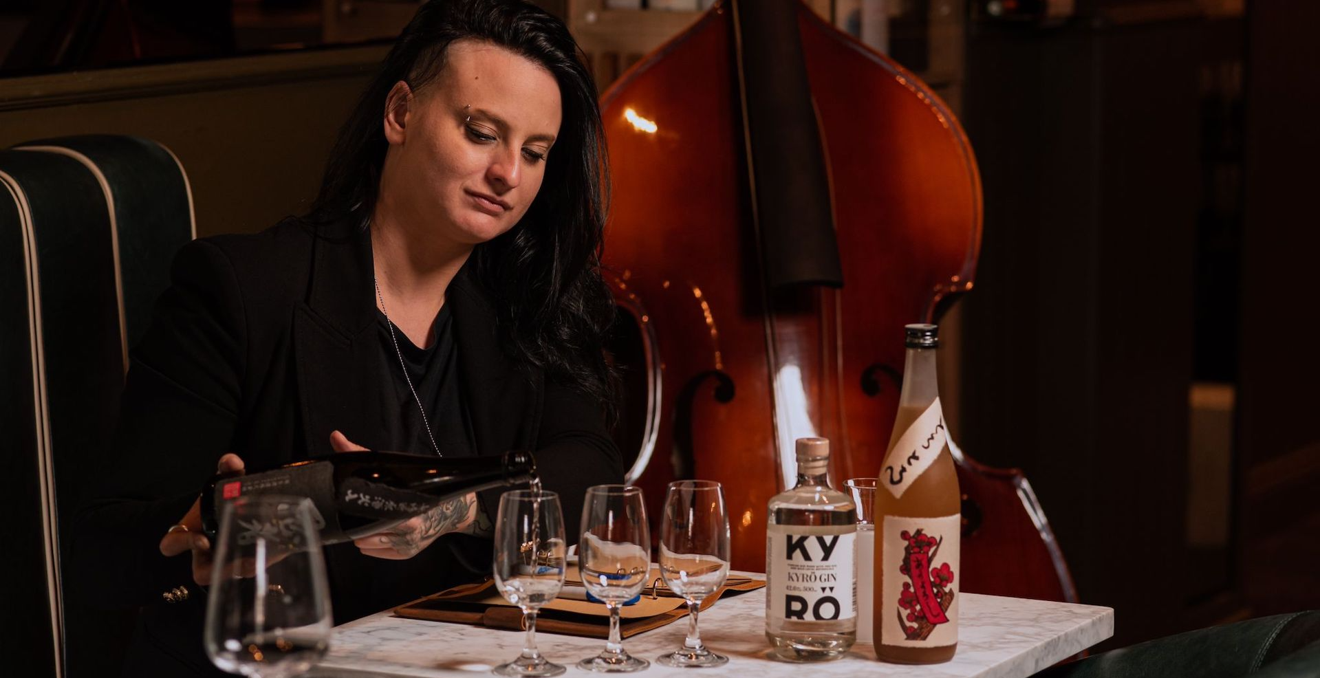 Sake Tasting Experience with Food Pairing at La Bibliotheque