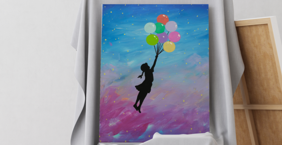 Paint A Pic: Flying Girl