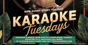 KARAOKE TUESDAYS TROPIX