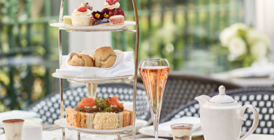 Champagne Afternoon Tea for one person