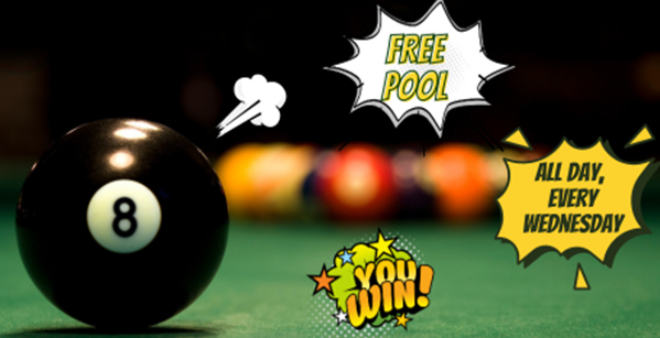 Free Pool Wednesdays @ Barrel & Horn