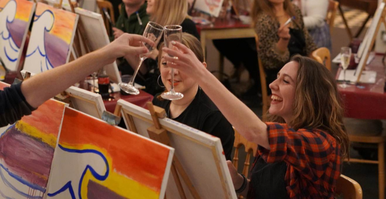 Sip and Paint Experience @ LEAF