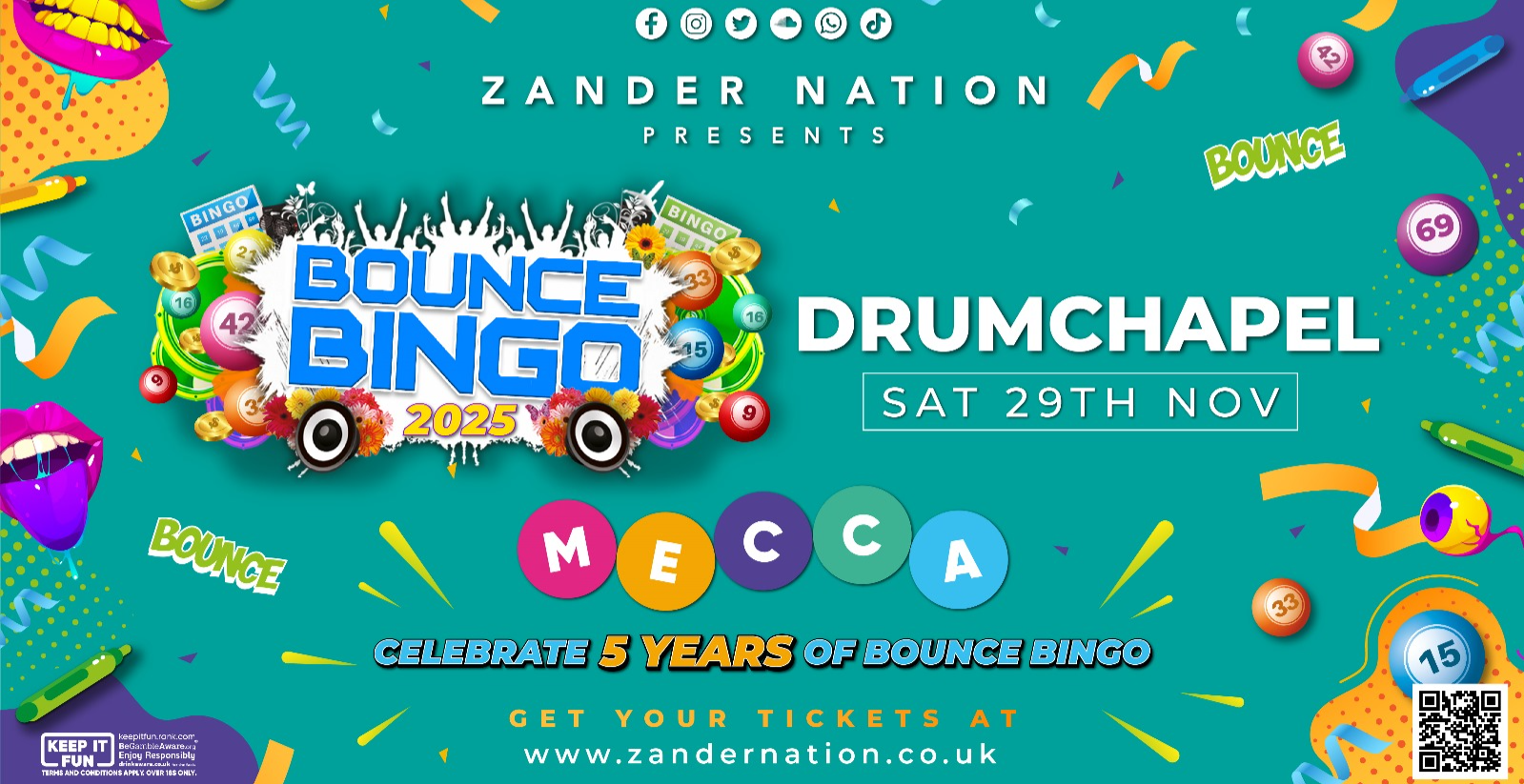 Bounce Bingo @ Mecca Drumchapel 29th Nov 2025