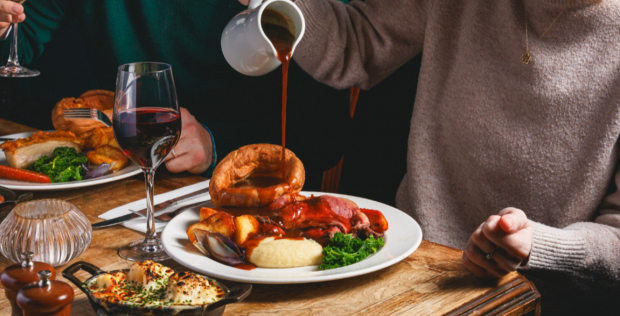 3 course Bottomless Sunday Roasts at Running Horse