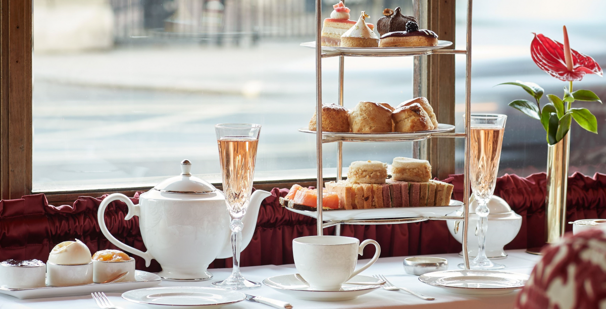 Vegan Champagne Royal Afternoon Tea for one person