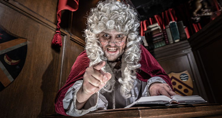 Judge at The York Dungeon.