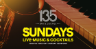Sundays, live music & cocktails – the perfect combination.
