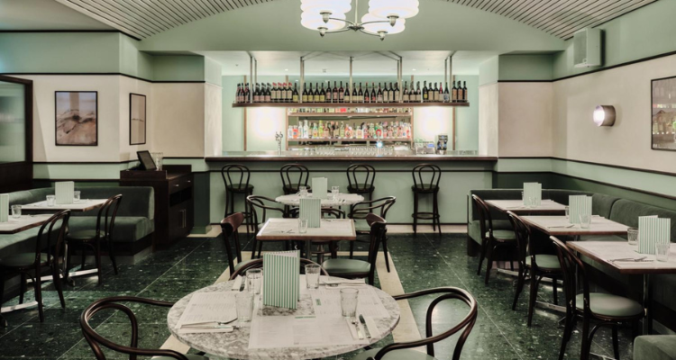 Lina Stores Canary Wharf interiors. 