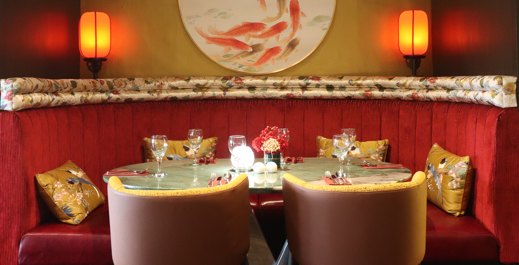 Chinese Manor House interiors. 