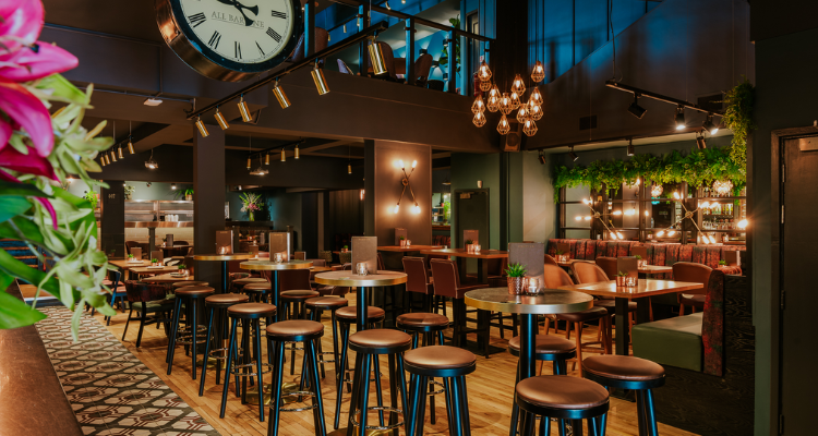 Interiors at All Bar One Guildford.