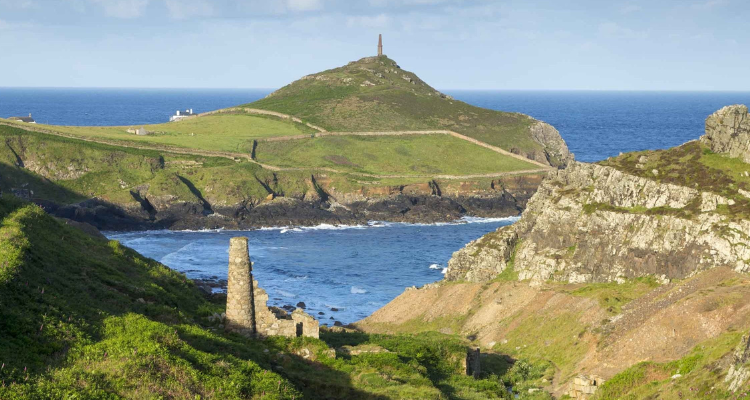 Cape Cornwall National Trust site.