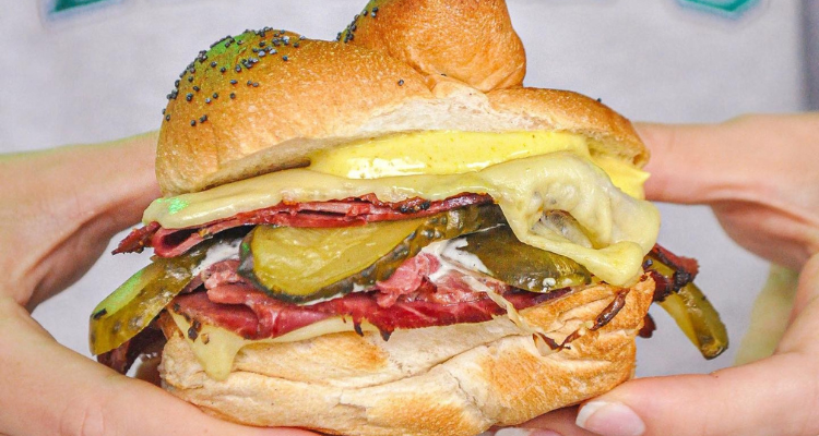 Sandwich from Derek's Liverpool.