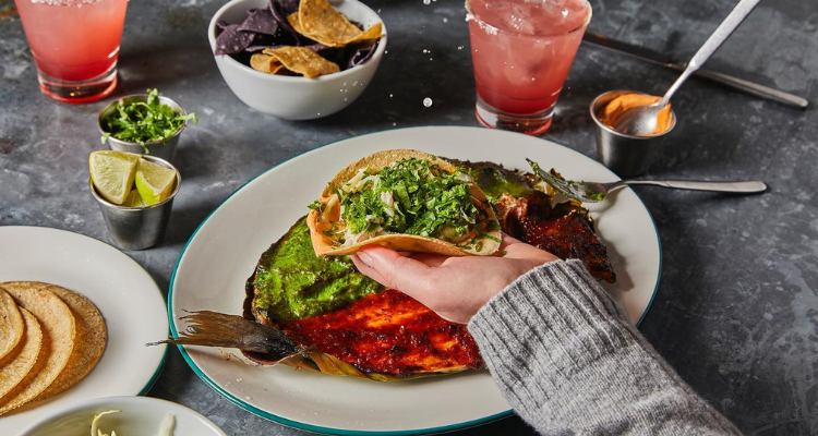 Tacos at El Pastor Manchester.