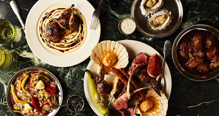 Food from Island in King's Cross. 