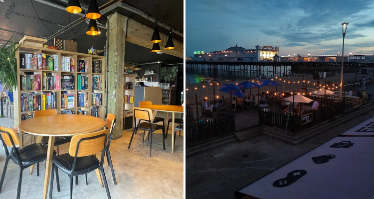 Loading Bar Brighton interiors and exterior on the beach.
