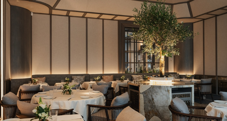 Dining room at Paper Moon Westminster.