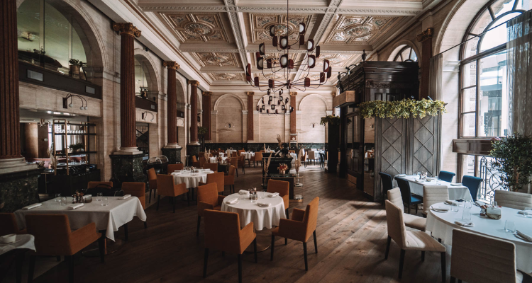 Piazza Italiana main dining area.