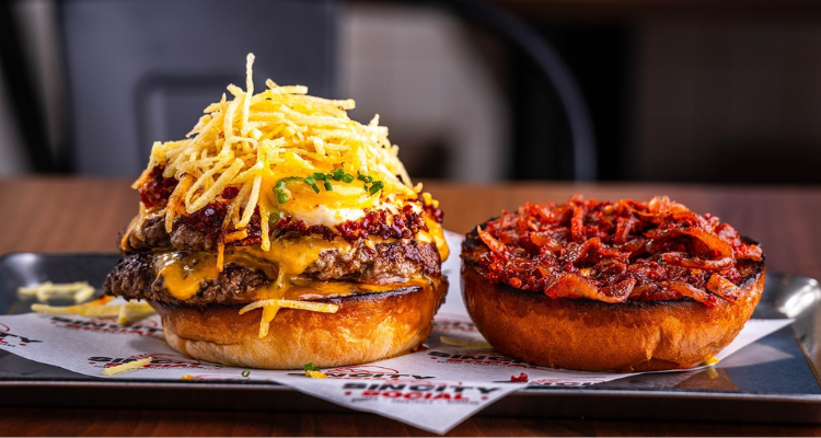 Sin CIty Social Liverpool burger.