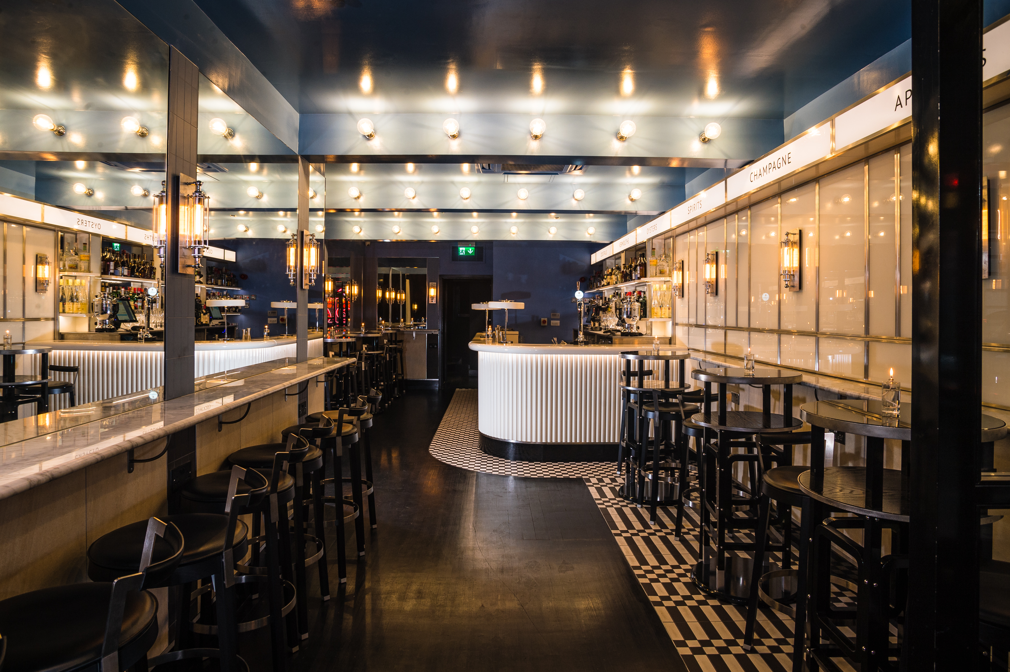 swift soho upstairs bar area