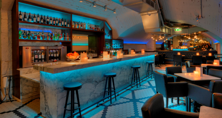 Interiors at Alston Bar & Beef Glasgow.