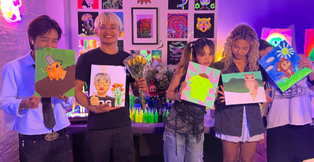 Neon Sip and Paint Session