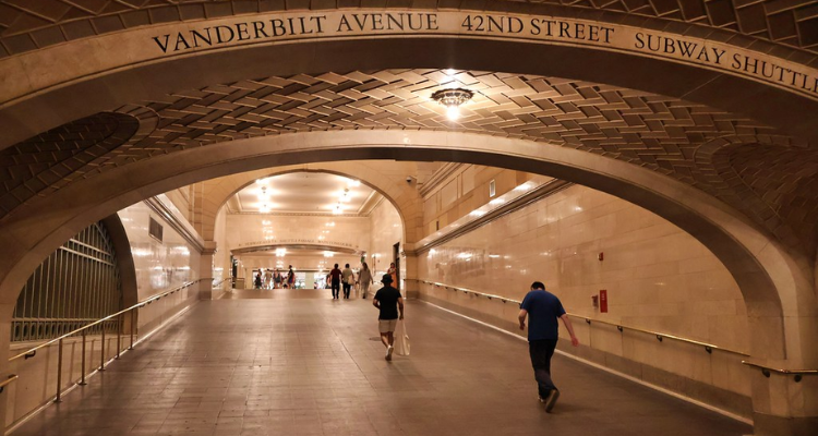 Grand Central Station arches NYC.