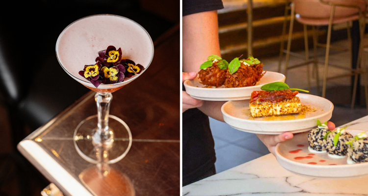 Small plates and a cocktail at Le Monde Edinburgh.