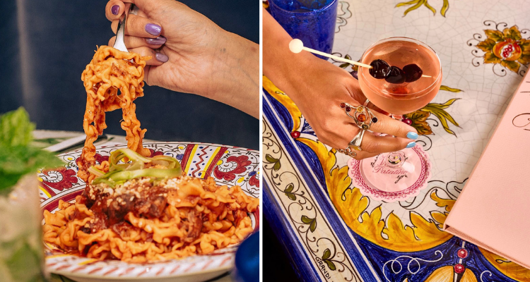 Patatino at The Hoxton pasta and drinks.