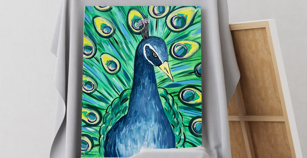 Paint A Pic: Percy the peacock