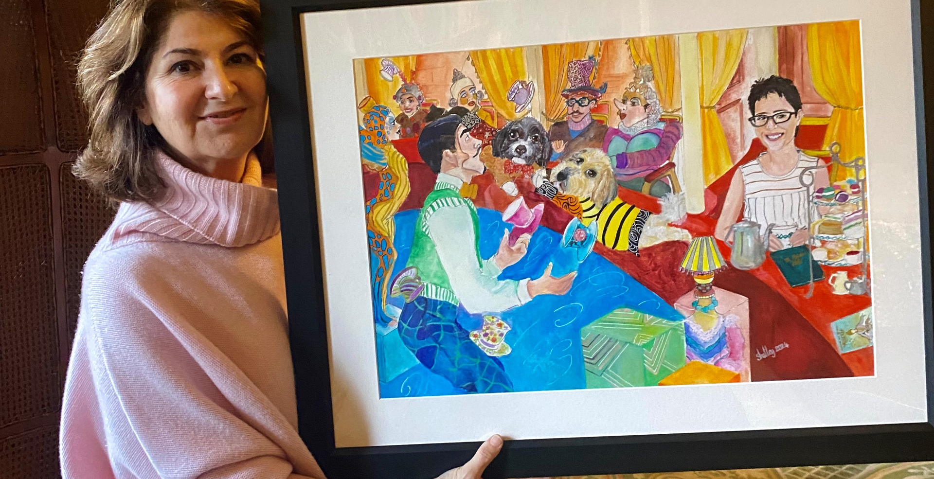 Bespoke Portrait Afternoon Tea with Resident Artist Shelley Levy