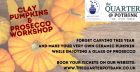 Clay Pumpkins & Prosecco Workshop