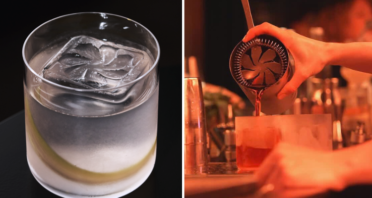 Cocktails at Bar Kinky in London.