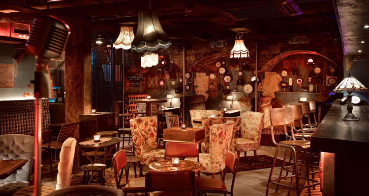 Interiors at Cahoots London.
