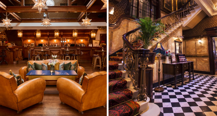 Interiors at Cosy Club Nottingham.