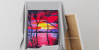 Paint A Pic: Fiery Landscape