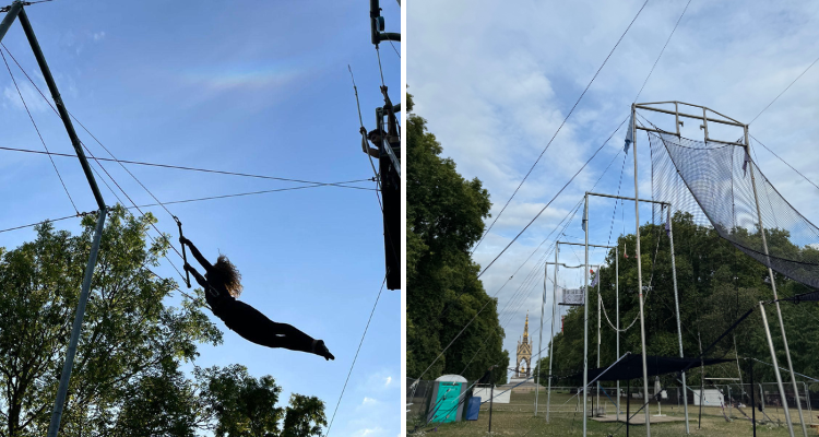 Gorilla Circus Trapeze School London.