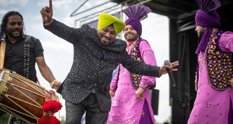 Performers at Diwali Hounslow.