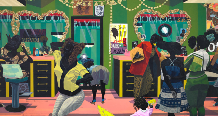 Kerry James Marshall - School of Beauty, School of Culture (detail), 2012.