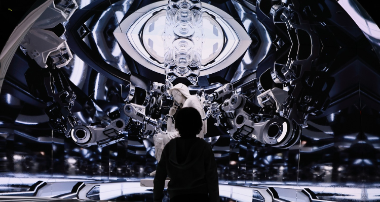 Immersive art at Mercer Labs.