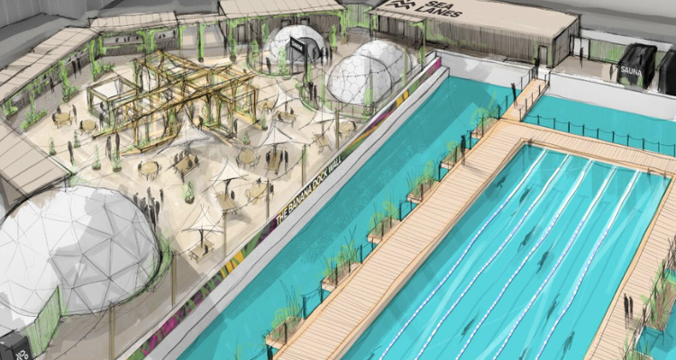 Sea Lanes Canary Wharf.