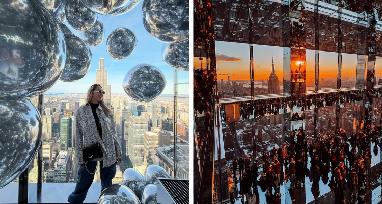 Collage of areas at Summit One Vanderbilt.