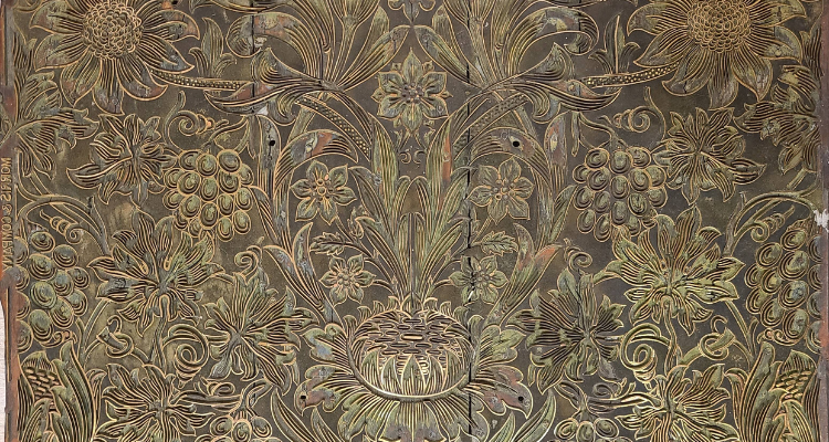 Sunflower Block William Morris.
