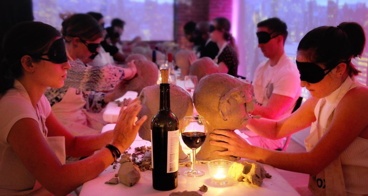 Unarthodox sculpture session.