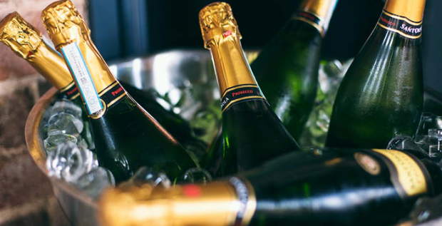 Bottle of Prosecco at The Sterling