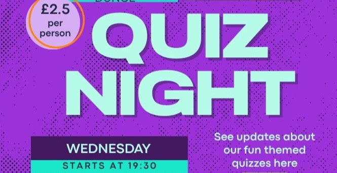 Quiz (and Burger!) Night