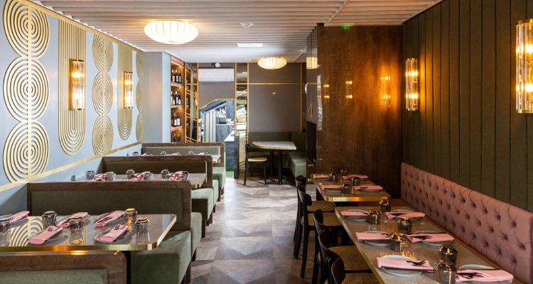 The interiors of Cho Asia in Putney.